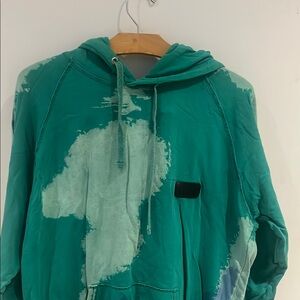 PRPS mens Green Tie-Dye Hoodie (c)